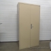 CS Line Beige Metal 2 Door Storage Cabinet, Locking With Key